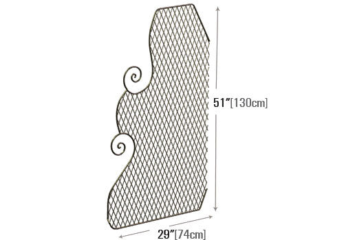 Scroll Steel Case Divider [WD100]