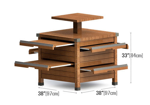 Bakery Fixture with Pedestal [BAK101]