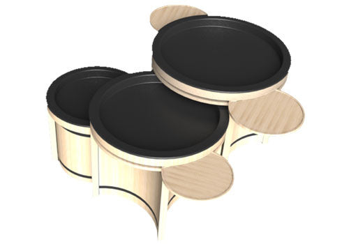 Round Orchard Bin Set [BLWCIR]