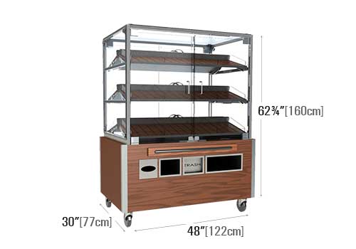 3 Shelf Bakery Display [BR504]