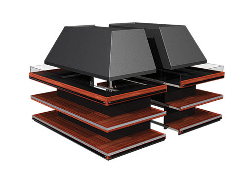 6'×6' Steel Frame Wood Table [DT2011-E]