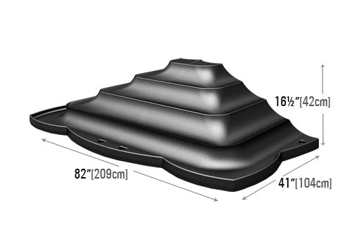 4 Step Banana Dry Table End Riser [DTR401E-BAN]