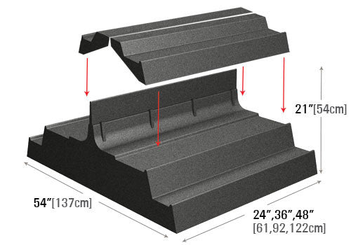 Modular Dry Table Riser [DTR415]