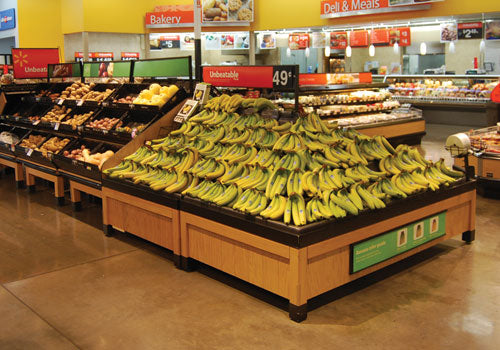 Alco Designs produce banana tables banana display rack stand 