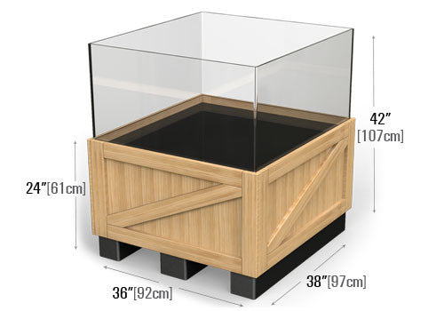 Acrylic High Fence Bin [DTW300]