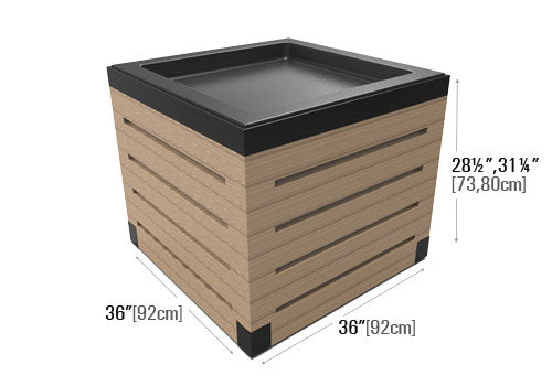 Natural Wooden Field Bins [DTW414]