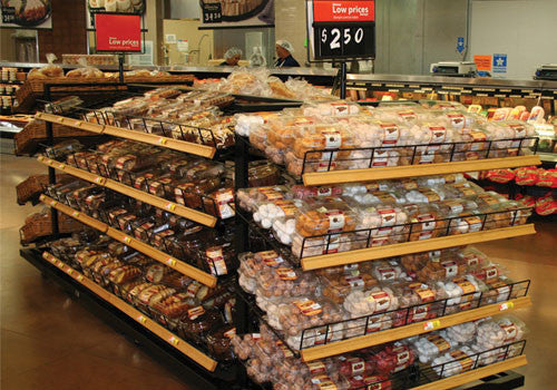 4 Shelf Steel Frame Bakery Display [MET435C]