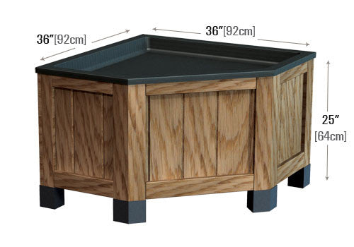 Multilevel Russian Maple Wooden Orchard Bin [OB800-363625]
