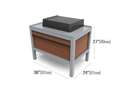 Orchard Table Produce Table Produce table riser Produce Signs Produce Merchandising Produce accessories Euro Table Euro Table Risers Metal