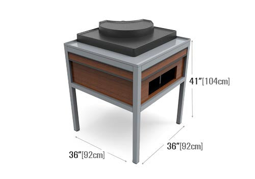 Orchard Table Produce Table Produce table riser Produce Signs Produce Merchandising Produce accessories Euro Table Euro Table Risers Metal