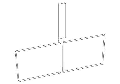 Aluminum Fence "H" Clip [PCA1]