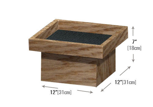 Small Square Pedestal [PEDSQ-SM]