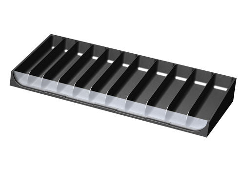 Clear Front 11 Slot Shelf Organizer [PR179]