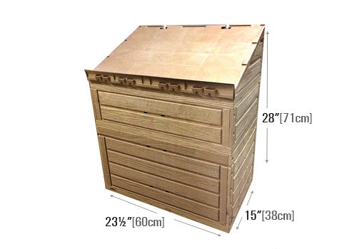 Crate Style Wood Display [WXP19]