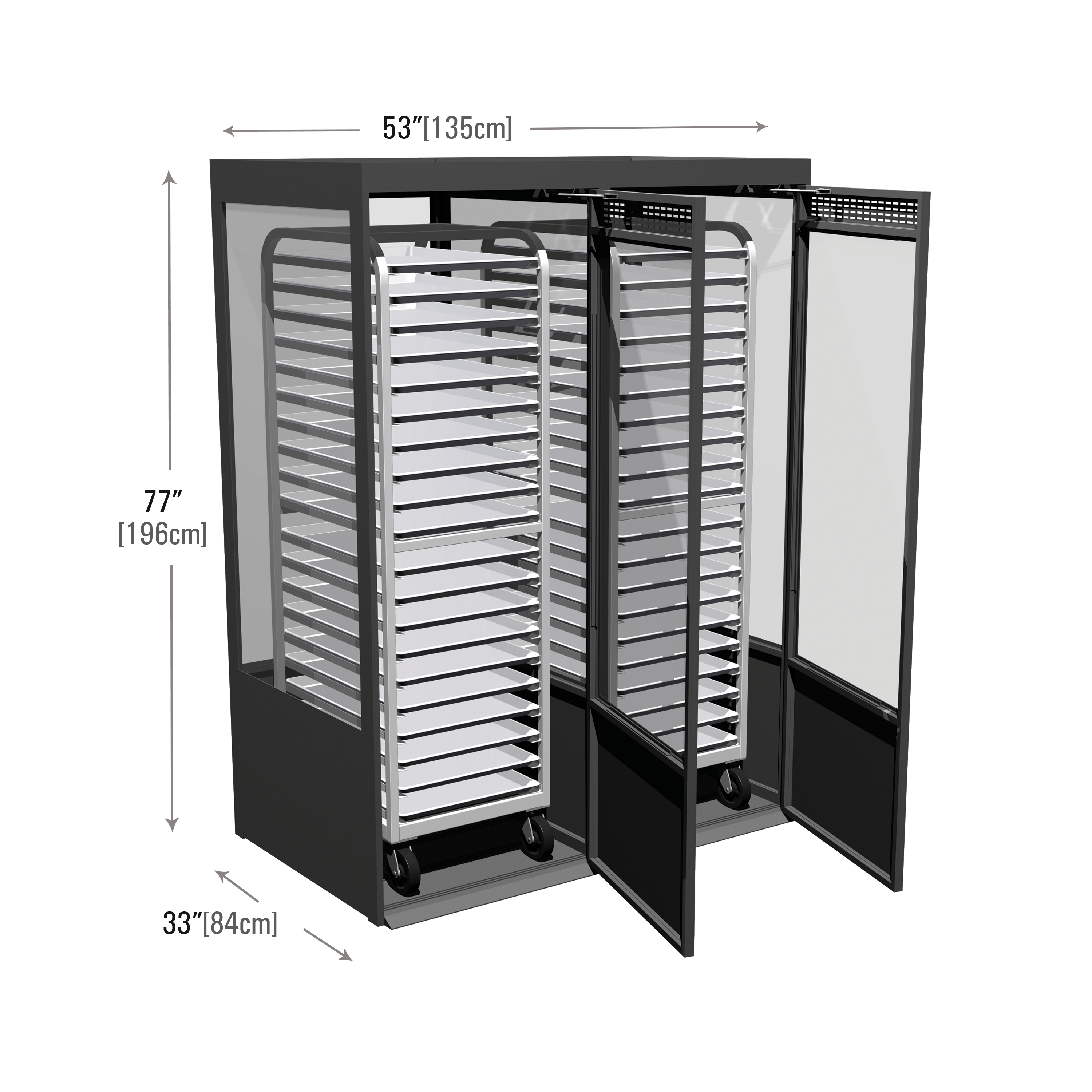 Bread Riser Display BR320 Hot Bread Display for High Volume Stores