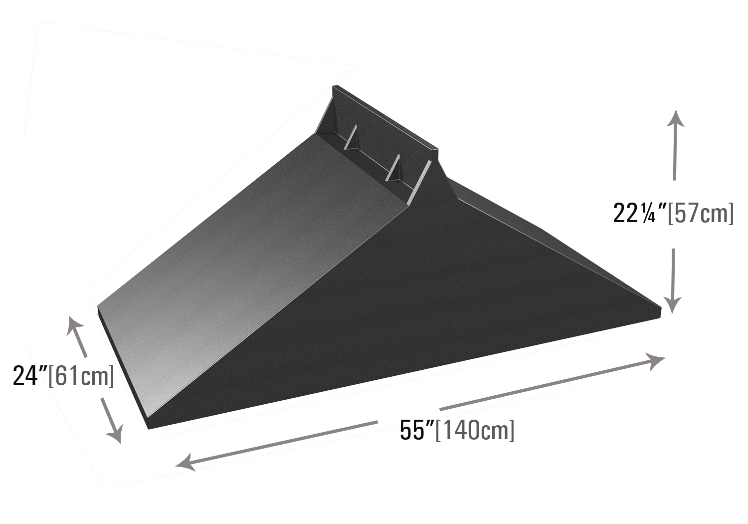 Sturdy Slant Dry Table Riser for Merchandising