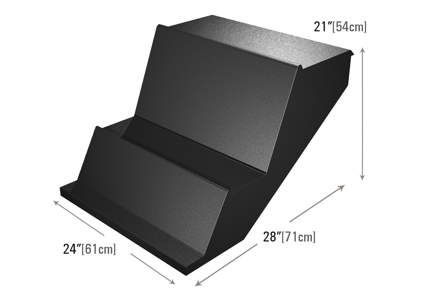 Two Step High Profile Produce Display Riser