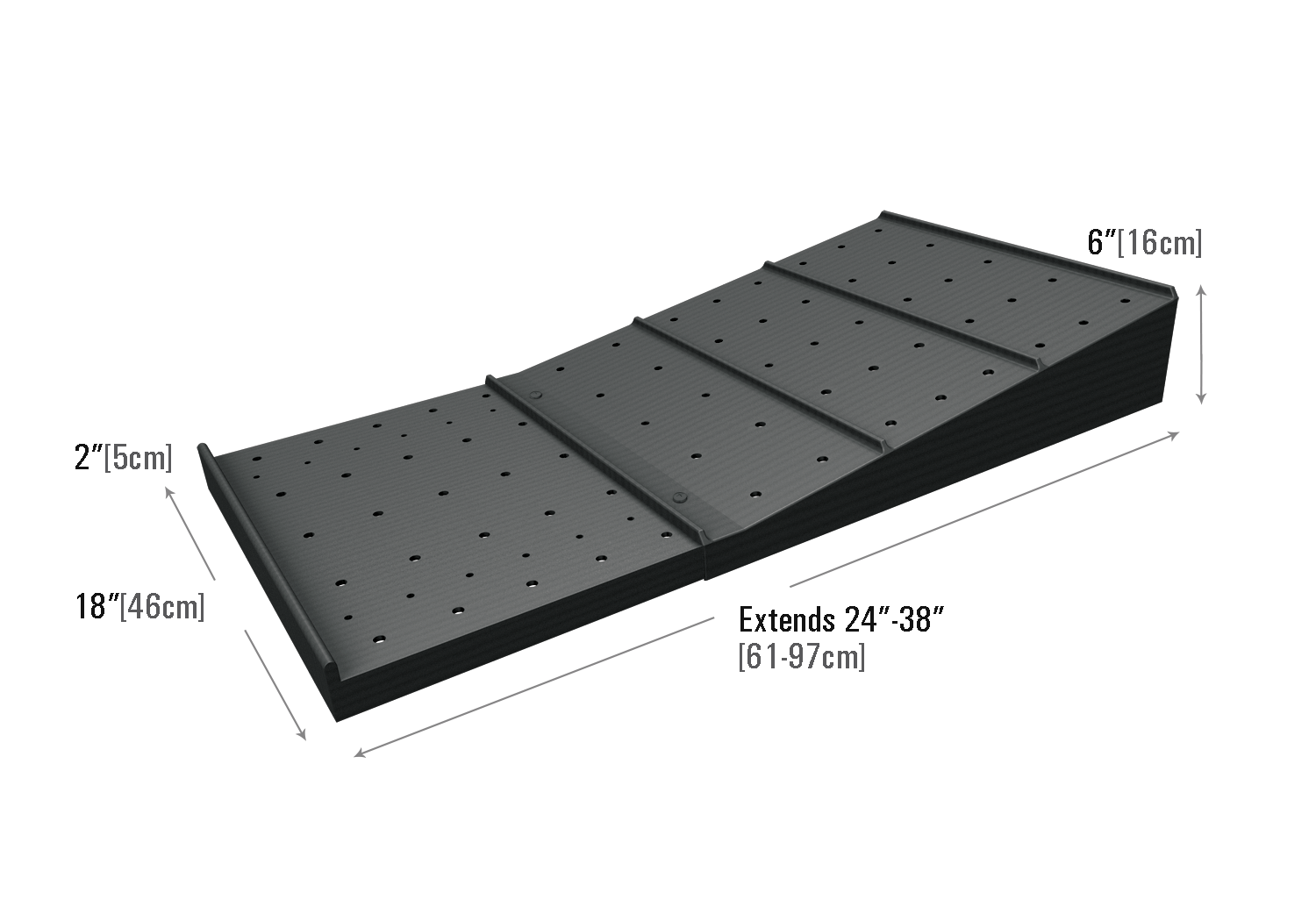 Produce Riser Angled Adjustable Produce Riser for Fresh Displays