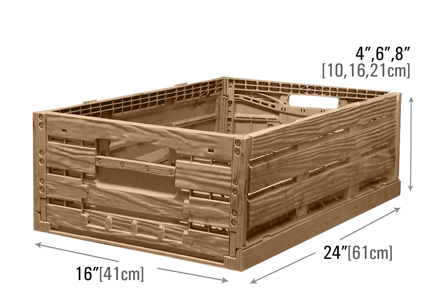 Sustainable Foldable RPC Crates - Hygienic & Space-Saving
